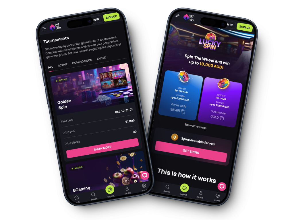 Bet and Play Casino App