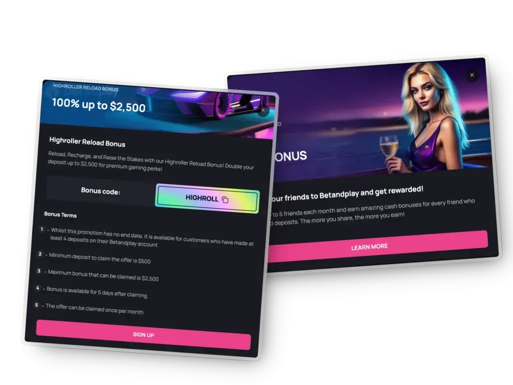 BetandPlay No Deposit Bonus Codes