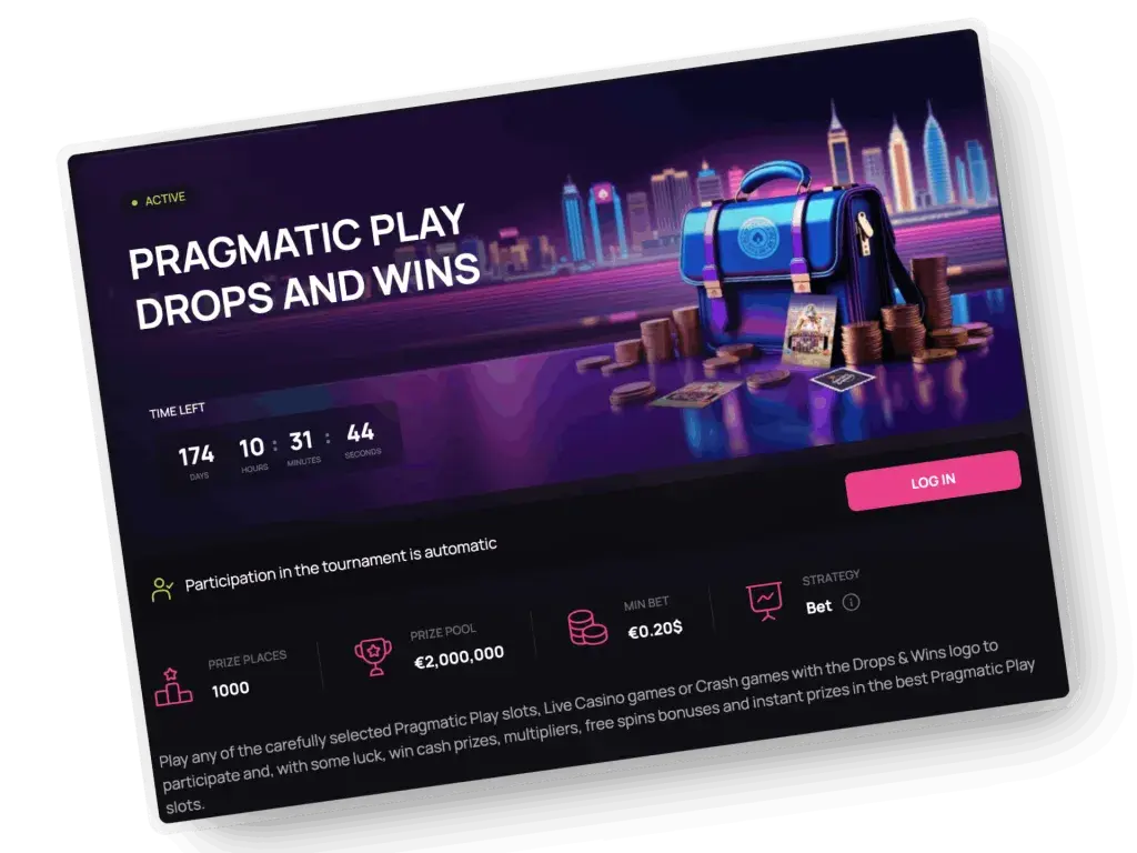 Tournaments Bet and Play Casino