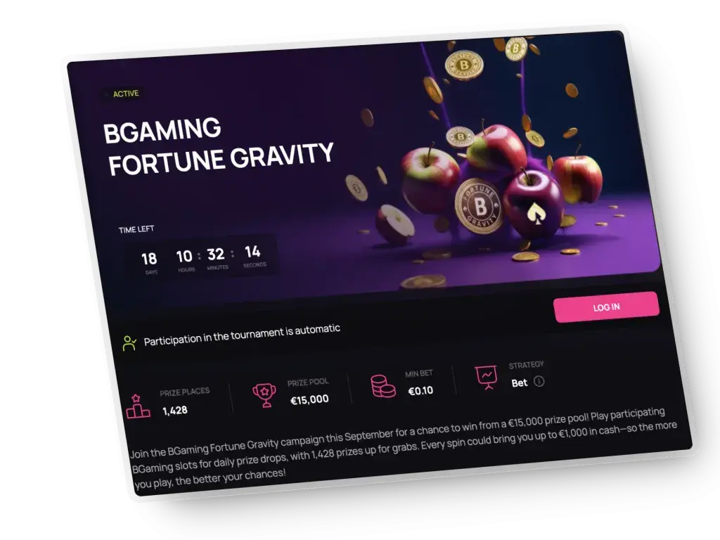 Tournaments at BetandPlay Casino